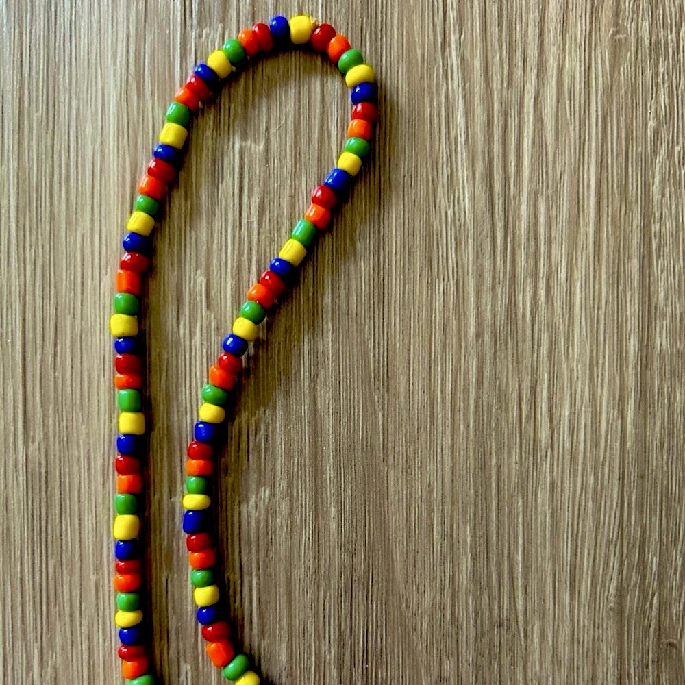 Lanyard with Glass Beads, 16in., NWOT
